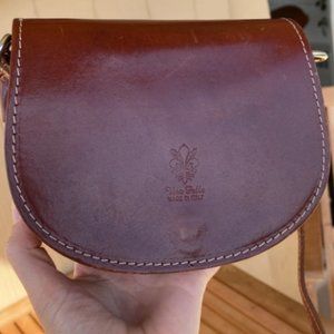 Leather crossbody